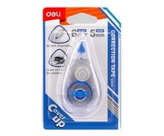 Korektūros juostelė Deli Cover UP 5mmx6m