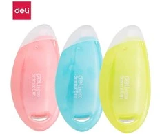 Korektūros juostelė Deli CoverUP, 5mmx6m, įvairių spalvų korpusas