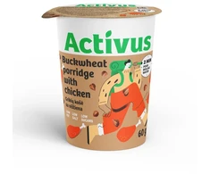 Košė greito paruošimo ACTIVUS grikių su vištiena 60-70 g