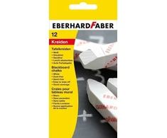 Kreida EberhardFaber, 12vnt, kvadratinė, baltos spalvos