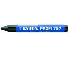 Kreidelė žymėjimui Lyra Profi 797, 12cm, juodos spalvos