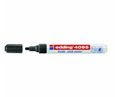 Kreidinis žymeklis Edding 4095, apvaliu galiuku, 2-3mm, juodos spalvos