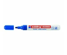 Kreidinis žymeklis Edding 4095, apvaliu galiuku, 2-3mm, mėlynos spalvos