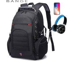 Kuprinė Bange 1903, 15.6", USB, juodos spalvos