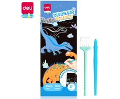 Kūrybinis raižymas DELI Dino 14 lapų