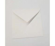 Kvadratinis vokas Scandia, 155x155mm, 115g, trikampis klijavimas, baltos spalvos, 1vnt