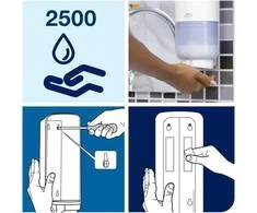 Laikiklis muilo putoms Tork S4 (561600), 1l, sensorinis, baltos spalvos, plastikinis