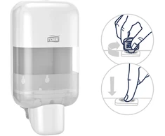 Muilo ir dezinfekantų dozatorius TORK S5, baltos sp.565200