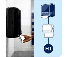 Laikiklis rankšluosčiams Tork Matic H1 (551000), baltos spalvos, plastikinis