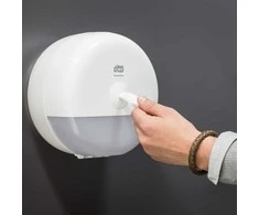 Tualetinių servetėlių laikiklis TORK SmartOne Mini T9, baltas, 1 vnt. 681000