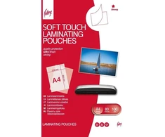 Laminavimo vokeliai „Soft-Touch“ A4 (216x303mm ) 80mic/100 lapų