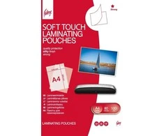 Laminavimo vokeliai „Soft-Touch“ A4 (216x303mm ) 80mic/100 lapų
