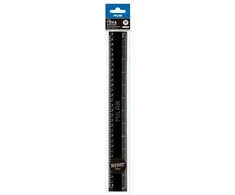 *Liniuotė 30cm juoda 353801DWZ MILAN/24