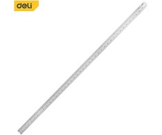 Liniuotė DELI 1m metalinė