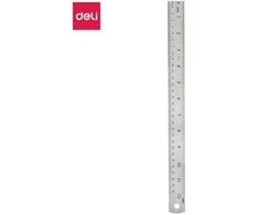Liniuotė DELI 30cm metalinė
