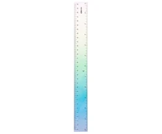 Liniuotė DELI H654, 30cm, įvairių spalvų