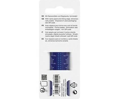 Liniuotė Faber-Castell Dots, 15cm juodos arba mėlynos spalvos