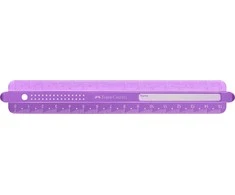 Liniuotė Faber-Castell Sparkle, 15cm rožinės spalvos