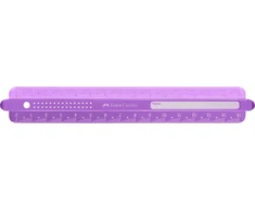 Liniuotė Faber-Castell Sparkle, 15cm rožinės spalvos