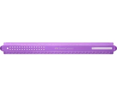Liniuotė Faber-Castell Sparkle, 30cm violetinės spalvos