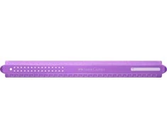 Liniuotė Faber-Castell Sparkle, 30cm violetinės spalvos