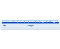 Liniuotė Keyroad, 15cm, skaidri