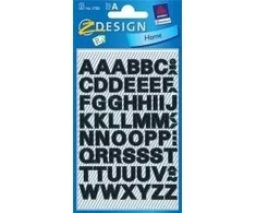 Zdesign Lipdukai Z-DESIGN, juodos raidės, 9.5mm, tinka laukui