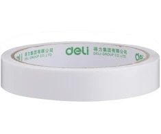 Lipni juosta DELI, dvipusė, 18mm x 9m (putplasčio juosta)