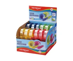 Lipni juosta Keyroad, 18mmx33m, skaidriame dėkliuke