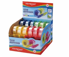 Lipni juosta Keyroad, 18mmx33m, skaidriame dėkliuke