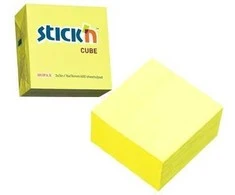 Lipnūs lapeliai Stick´N 21010, 76x76mm, 400 lapelių, geltonos spalvos