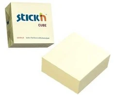 Lipnūs lapeliai Stick´N 21072, 76x76mm, 400 lapelių, geltonos spalvos