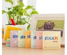 Stickn Lipnūs lapeliai Stick´N 21149, 76x76mm, 100 lapelių, melsvos spalvos