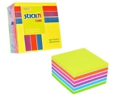Cx Dystrybucja Lipnūs lapeliai Stick´n, 76x76mm, 400 lapelių, įvairių spalvų