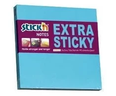 *Lipnūs lapeliai Stick´N Extra Sticky 21677, 76x127mm, 90 lapelių, neoninės mėlynos spalvos