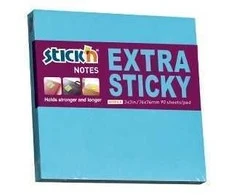 *Lipnūs lapeliai Stick´N Extra Sticky 21677, 76x127mm, 90 lapelių, neoninės mėlynos spalvos