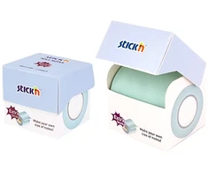 Stickxb4N Lipnūs lapeliai StickN 21902 rulone 50mmx10m mėlynas