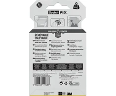 Lipnūs montavimo kvadratėliai Scotch-FIX™ 108 12,7mm x 12,7mm 64vnt/pak