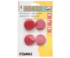 Magnetai Dahle, 32mm, 4vnt., geltonos spalvos