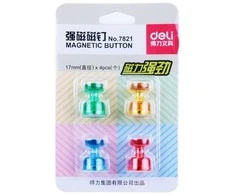 Magnetai DELI 7821, 17mm, 4vnt