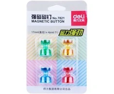 Magnetai DELI 7821, 17mm, 4vnt