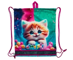 Maišelis sportinei aprangai DeVente, Candy Cat 40x47cm
