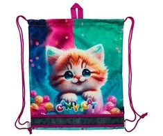 Maišelis sportinei aprangai DeVente, Candy Cat 40x47cm