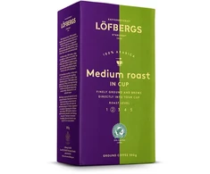 Malta kava LÖFBERGS LILA MEDIUM ROAST IN CUP, 500g