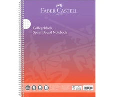 Sąsiuvinis Faber-Castell Punchy melon, A4, 80 lapų, langeliais, su spirale