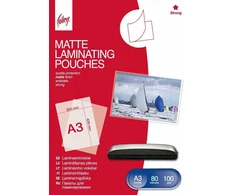 Laminavimo vokeliai A3 (303x426mm) 80mic/100lapų