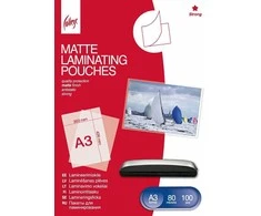 Laminavimo vokeliai A3 (303x426mm) 80mic/100lapų