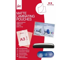 Matinė laminavimo plėvelė A3 (303x426mm) 125mic/100 lapų