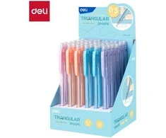 Automatinis pieštukas DELI, Triangular, 0.5mm, įvairių spalvų