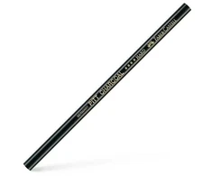 Medžio anglies pieštukas Faber-Castell PITT, kietas (H), juodos spalvos
